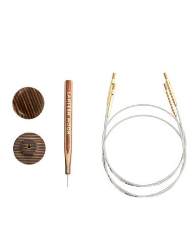 2 Cables giratorios KnitPro Lantern Moon 360 Intercambiables