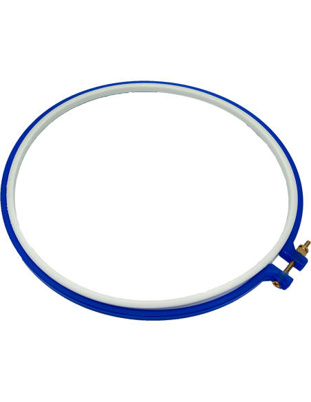 Bastidor 15cm para bordar de plástico con tornillo