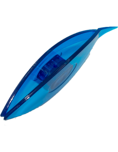 Naveta para frivolite transparente/colores 2