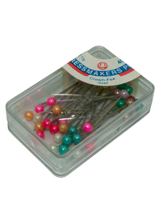 Alfileres cabeza color premium Japónes, Crown-Fox 40pcs