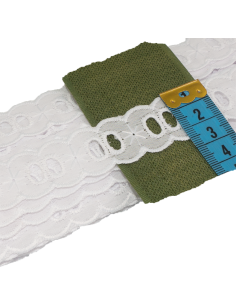 Broderie bordado TC0711 Pieza 6.50mt 2.5cm ancho