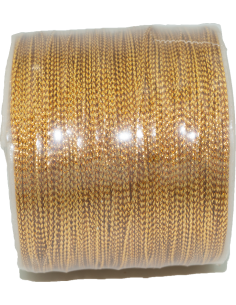 Cordón de Lurex dorado 0.5mm 100 mt 2
