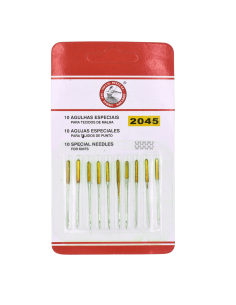 Agujas maquinas coser caseras punta de bola Violin Needles