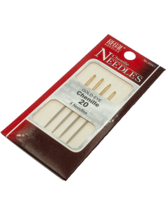 Agujas Regal Chenille N20 bordar y coser premium Japones