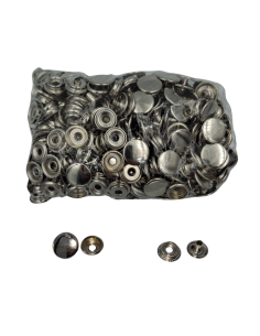 Broche presión metálico 15mm (casaca chaqueta) 100 unidades