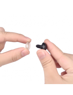120 ojos de seguridad 12mm Negros amigurumis (60 pares) 2