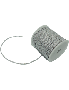 Cordón Dorado Y Plateado Lurex 3mm 9 Mts