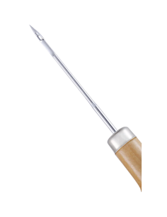 Lezna o punzón con mango de madera para perforar y coser 2