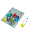 Alfiler de Gancho para bebe con seguro plástico 5.5cm