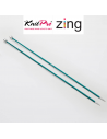 Palillo recto Aluminio Premium Knit Pro Zing 35cm
