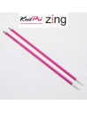Palillo recto Aluminio Premium Knit Pro Zing 35cm