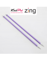 Palillo recto Aluminio Premium Knit Pro Zing 35cm