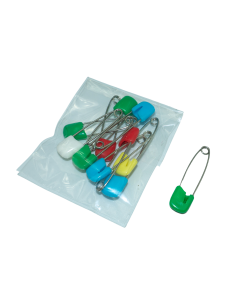 Alfiler de Gancho para bebe con seguro plástico 4cm