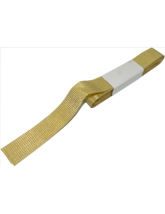 Cinta dorada lurex brillante 2,5cm de 10mts