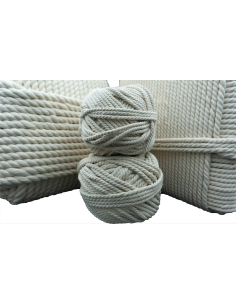 Algodón Torcido 3mm 75m aprox para macramé cuerda/cordon