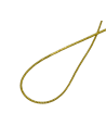 Cordón dorado Lurex 1mm 200 mts