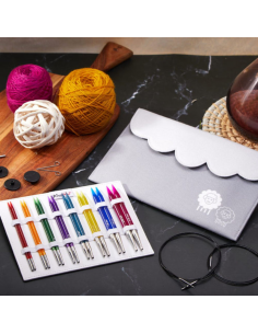 Palillos Intercambiables KnitPro Trendz Delux 8 pal.+4 cab. 2