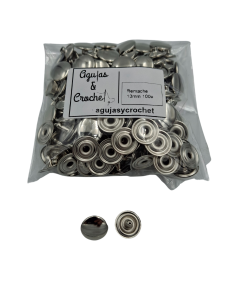 Remaches 13mm 100 unidades para remachadora de vestuario