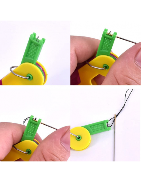 Enhebrador mágico automatico, 3 unidades
