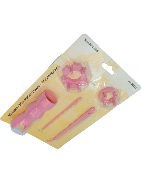 Telar para cordones pequeños (tejedora de cordón mini)