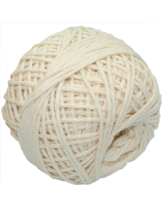 Hilo algodón virgen 35gr 5 hebras pitilla 100% natural cruda