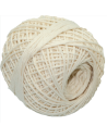 Hilo algodón virgen 75gr 5 hebras pitilla 100% natural cruda