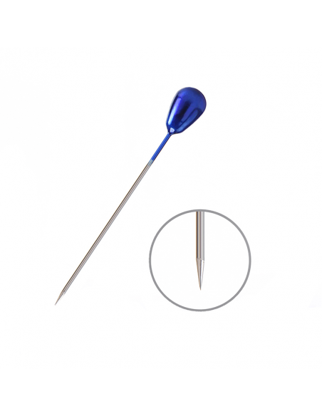 Alfiler color Cabeza grande 5.5cm largo 50pcs