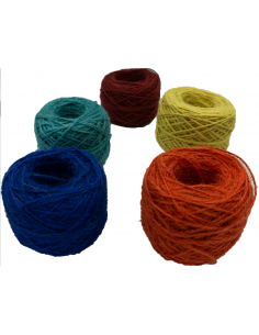 Cordel De Yute Natural 1mm 60 Metros 9 Colores (tipo Cañamo) 2