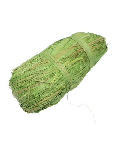 Rafia 185/195grs Rafia vegetal. Rafia natural verde manzana