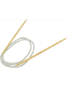 Palillo circular 80 cm bambú 2.5-12mm knitting needles
