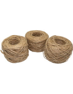 Cordel Yute natural 1, 2 o 3 mm (tipo cañamo) biodegradable
