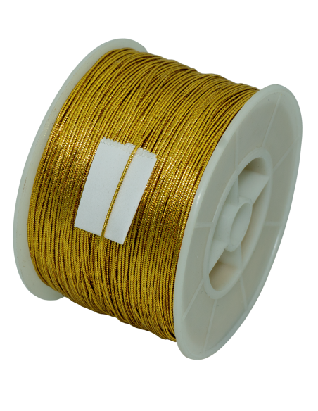 Cordón dorado Lurex 1mm 200 mts