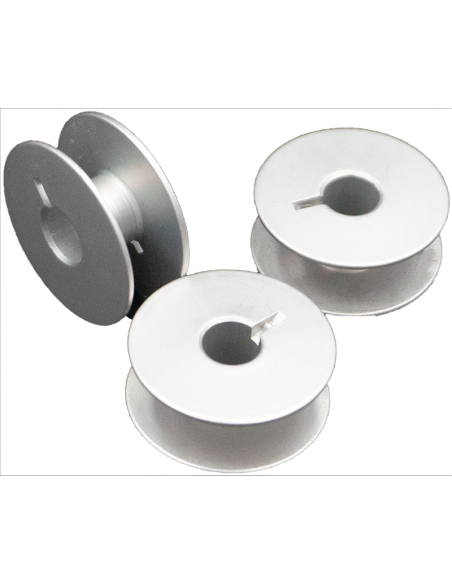 Carretel industrial de aluminio 3 unidades