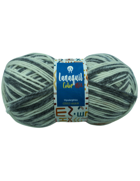 Lana Clasica Matizada Ovillo 100gr hipoalergénica Lanaquil