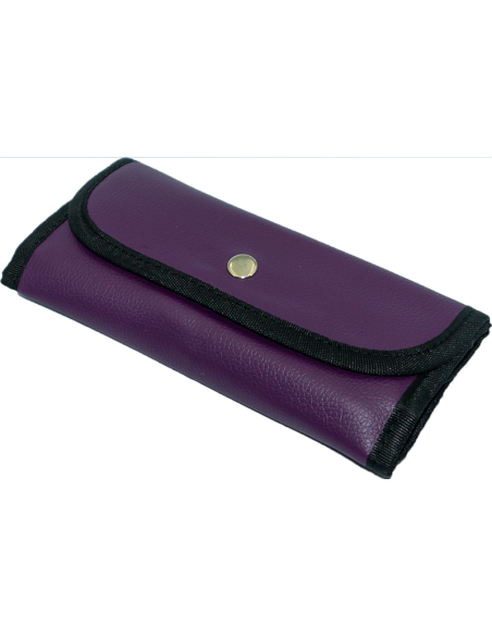 Crochet Gold mango silicona set de 9un estuche enrollable