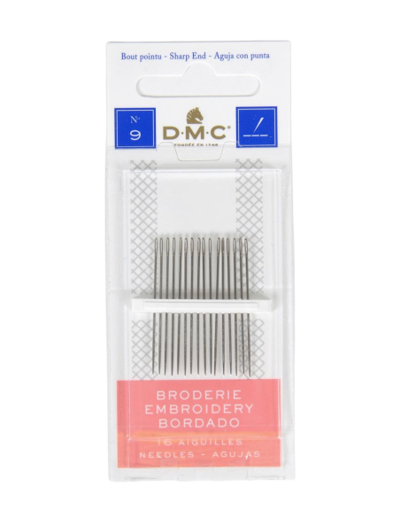 Agujas para bordar DMC 1765/6 numero 9, 16 unidades