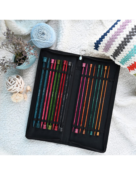 Set 9 palillos rectos 35cm Knit Pro Symfonie Dreamz