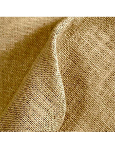 Tela Arpillera 100% fibra natural Yute 1 metro x 1 metro