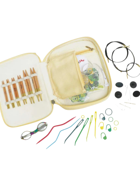 Palillos cortos Intercambiables KnitPro Basix Beginner's