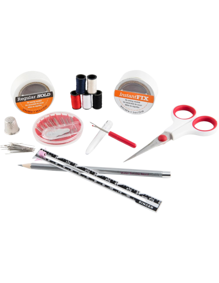 Costurero kit costura y bastas Singer 92 piezas