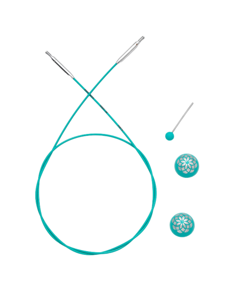 Cables giratorios Knit Pro Mindful 360 Intercambiables