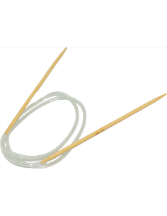 Palillo circular 80 cm bambú 2.5-12mm knitting needles