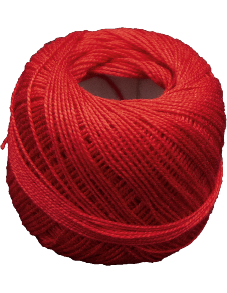 Hilo Perle de algodón para bordar a mano Ovillo 10gr. N°8