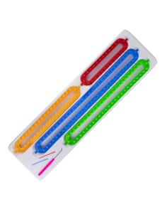 Kit de tejido 4 Telares rectos plásticos + gancho 2