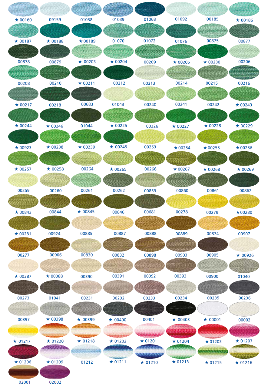 Carta colores Anchor www.agujasycrochet.cl