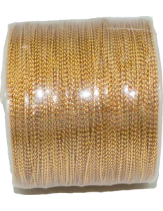 Cordón de Lurex dorado 0.5mm 100 mt 2