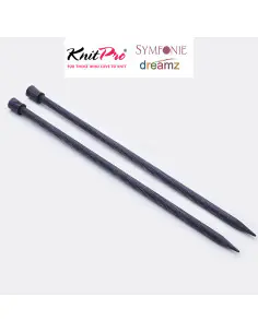 Palillo Recto 35 cm (3 a 12mm) Symfonie Dreamz Knit Pro 2