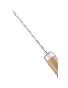 Lezna o punzón con mango de madera para perforar y coser 2