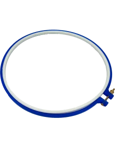 Bastidor 25cm para bordar de plástico con tornillo