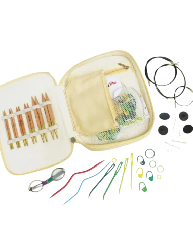 Palillos cortos Intercambiables KnitPro Basix Beginner's